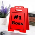 thumbnail image 3 of Gmogad Funny Acrylic Desk Sign Motivational Office Decor - Humorous Prank Gift for Colleagues, Boss - Work Encouragement Quote for Home Workspace, 3 of 5