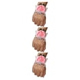 thumbnail image 3 of Wosthever elástica única con materiales para ocasiones especiales Ramillete de muñeca de rosa satinada hecho a mano N5 rosa Type1 NO1, 3 of 6