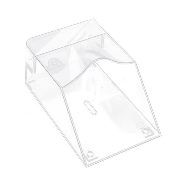 pitrice ABS Doorbell Cover Waterproof Universal Replacement Outdoor See-through Home Rings Protectors Office Shop Hotel Door Bell Guard