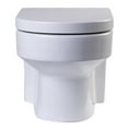 thumbnail image 1 of Eago R-101SEAT Siège de Toilette en Plastique de Fermeture Douce de Remplacement&44; Blanc pour WD101, 1 of 1