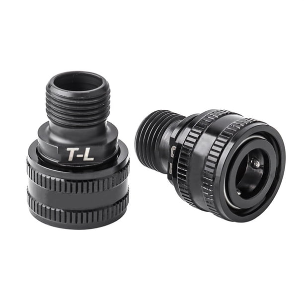 Naiovety 1 par de extensores de pedal, piezas de manivela de aleación de titanio, pieza de bicicleta para ciclismo Ciclismo Negro