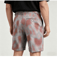 thumbnail image 4 of HBDesign Men's Summer Lightweight Breathable Casual Shorts - Gradient Print Adjustable Waist Knee Length Shorts for Beach Vacation Daily Wear, 4 of 5