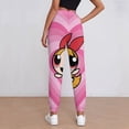 thumbnail image 2 of The Powerpuff Girls Women's Jogger Track Pants Print Drawstring Lounge Sweatpants Casual Trousers for Yoga, Workout M, 2 of 7