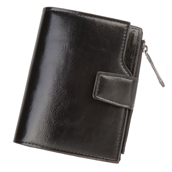 Egoelife Wallet for Women Small Bifold Short Ladies Purse Zipper Coin Pocket Card Cash Holder with ID Window