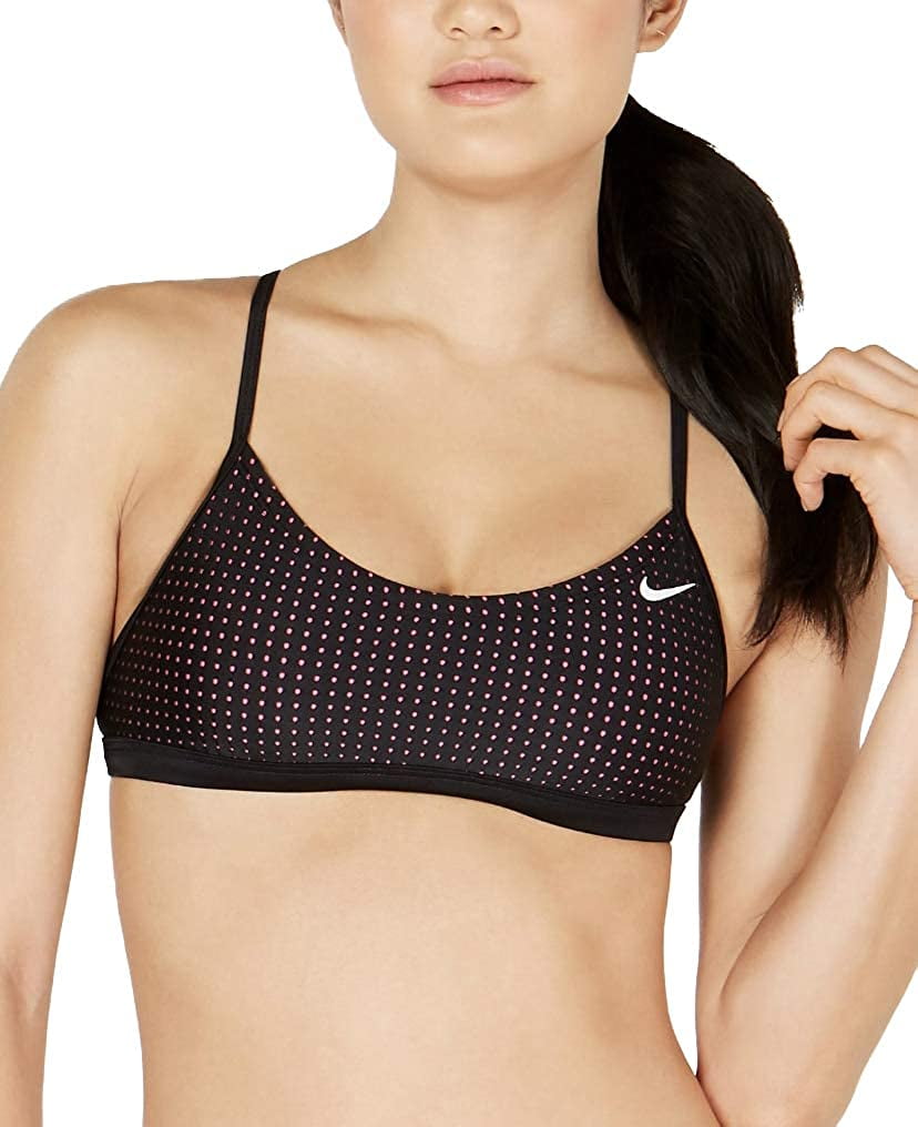 sti Eksperiment Aflede Nike BLACK Sport Mesh Cross-Back Bikini Swim Top, US Medium - Walmart.com