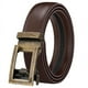 thumbnail image 5 of Cinturón de cuero para hombre con hebilla hueca de 3,1 cm, cinturón con hebilla automática, simple, de dos capas, de piel de vaca, de comercio exterior, 5 of 6