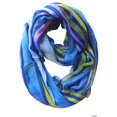 thumbnail image 2 of Peach Couture Trendy Striped Print Light and Soft Fashion Infinity Loop Scarf, 2 of 4