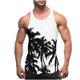 thumbnail image 1 of Camisetas de Tanque de los Hombres Tanque de los Hombres Incolor Gradiente de Impresión Cuello Redondo Correa Delgada Fuga Atrás Regular Casual Deportes Blusas de Tanque, 1 of 4