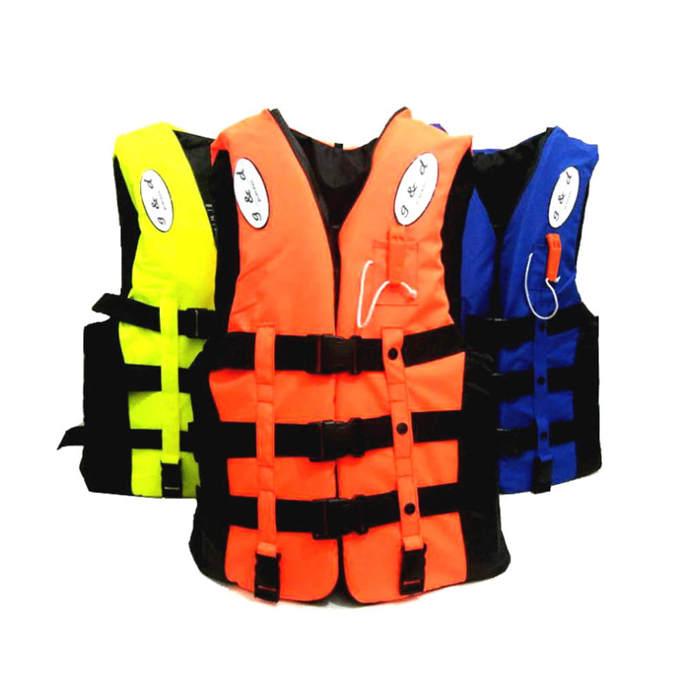 Color : Blue, Size : L Float Life Jacket Adults/children Life Jacket Snorkel Vest Adjustable Buckle Kayak Buoyancy for Boating Kayak Canoeing Swimming Buoyancy Aid Inflatable 