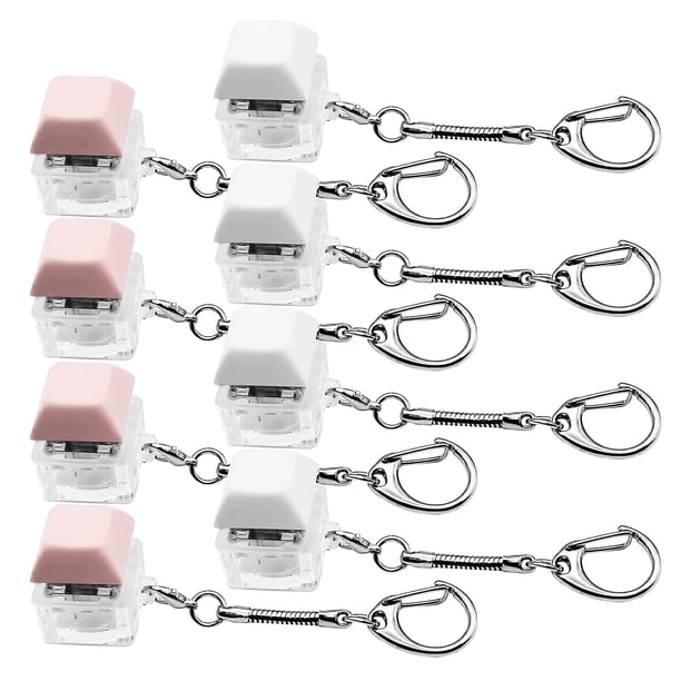 8pcs Keyboard Fidget DIY Decompression Toy Smooth Gifts Stress Relief Removable