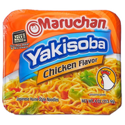 Maruchan Yakisoba Chicken Flavor Japanese Noodles, 4 oz. Ready to Cook