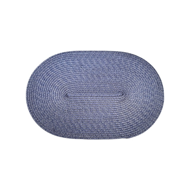 Bewildely Estera apropiada de las dimensiones para la de comedor fácil de limpiar y amplio impermeable Mostrada azul oscuro