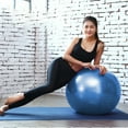 blue Soft Exercise Ball, Workout, Fitness, Balance, Gym, Physio, Abs