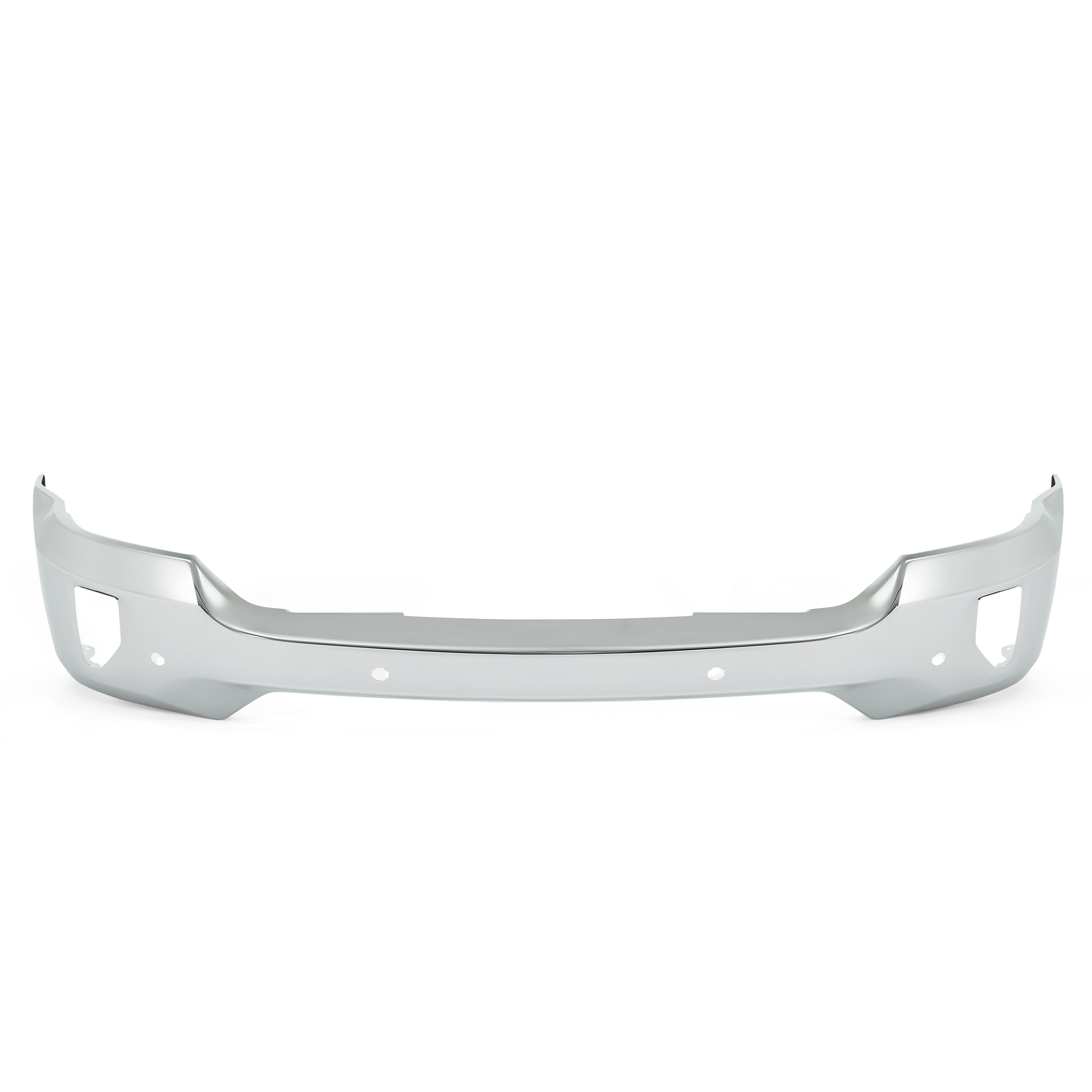 Front Bumper for 16-18 Chevy Silverado 1500 w Fog & Parking Holes Chrome