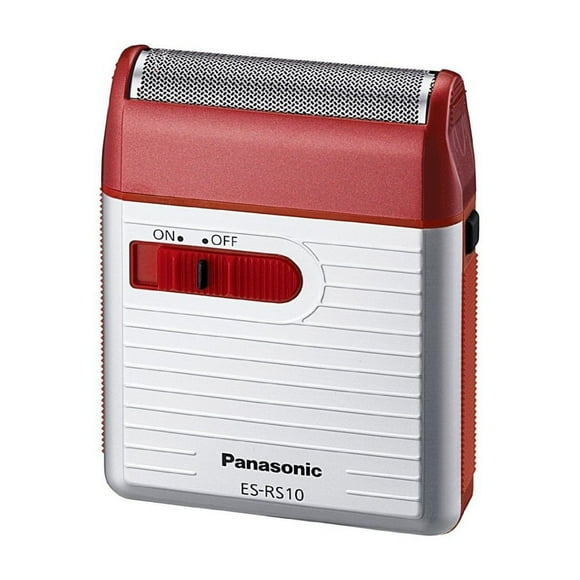 Afeitadora Panasonic para hombre, modelo viajero, ES-RS10-R, roja | 3 V CC (2 pilas alcalinas AA) (modelo japonés)