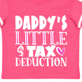 thumbnail image 4 of Inktastic Daddy's Little Tax Deduction Pink Hearts Boys or Girls Toddler T-Shirt, 4 of 5