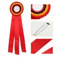 thumbnail image 4 of Winner Ribbon Badge Exquisite Small Trophy Ideal for Game Science Fairs Blue Red, 4 of 7
