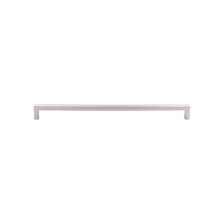 

Top_Knobs Bar Pull Color Brushed Satin Nickel 17 5/8 Length Asbury Coll Contemporary Bar Handle for Kitchen Drawer Cabinet Door Dresser Bathroom Metal Interior Home Handle