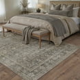 thumbnail image 3 of BERTHMEER 8'x10' Area Rugs for Living Room Bedroom Kitchen Rugs Non Slip Washable Vintage Traditional Dorm Office Dining Room Farmhouse Oriental Distressed Rugs,Mossy, 3 of 7