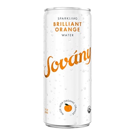 Sovany Tangerine Sparkling Water 4 - 12 fl oz Cans