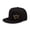 Black, variant on Crown Print Embroidered Color Block Trucker Hat Unisex Adjustable Cotton Breathable Fashion Cap for Travel Daily Wear