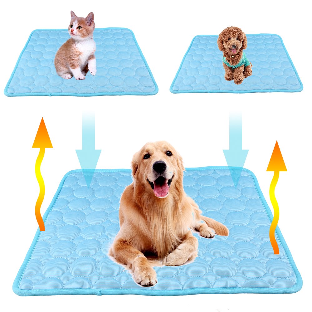 Willstar Dog Cooling Mat Summer Cooling Mat Pet Rugs Bed Washable