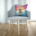 thumbnail image 3 of Retro Surfing Weimaraner in Cool Sunglasses Hello Summer Waves Pillow Cushion Double Sided Weim Gray Ghost Dog Lover Throw Pillow - 10001, 3 of 4