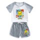thumbnail image 5 of Nueva ropa para niños de Pokemon, figura de dibujos animados de Pikachu, pantalones cortos 100% de algodón, conjunto de manga corta, regalos de cumpleaños para niños, 5 of 5
