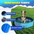 thumbnail image 3 of Foldable Dog Pool, Collapsible Pet Bath Tub, Portable Wading Pool for Kids and Dogs, 3 of 6