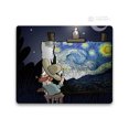 thumbnail image 1 of Small Mouse Pad Cartoon Van Gogh Illustration Pc Gamer Cabin, 1 of 7