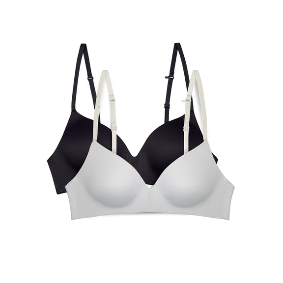 Wonder Nation Girls Wirefree T-Shirt Bra, 2-Pack, Sizes 30A-38A