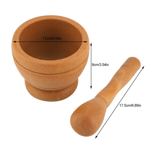 Plastic Mortar Pestle Set, Unique Double Sided Pestle Set Mortar Pestle Set, Spice Grinder For Home Pharmacies Kitchen Apothecaries