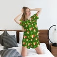 thumbnail image 5 of Haiem Happy St. Patrick's Day Pattern Pajama Set for Women 2 Piece Lounge Set Short Sleeve Tops and Shorts Soft Sleepwear-3X-Large, 5 of 6