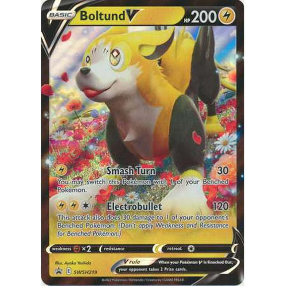 Pokemon Promo Ultra Rare Boltund V SWSH219