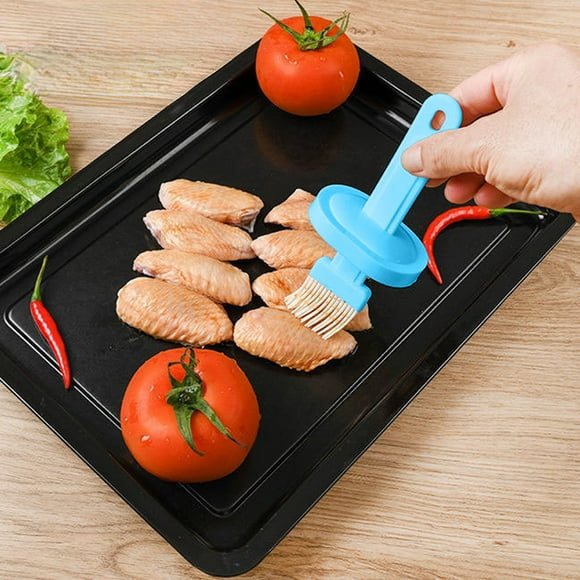 Utensilios de cocina, accesorios de cocina, brocha para barbacoa, brocha de aceite estilo japonés para cocinar a altas temperaturas, ideal para panqueques y repostería. Incluye botella. Brocha de acei