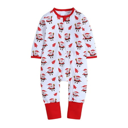 

Toddler Boys Long Sleeve Cartoon Chrsitmas Prints Fall Winter Rompers Jumpsuits Zipper Romper 18 Month Boy Easter Outfit 2t Gender Neutral Clothes Boy Clothes 18-24 Months Side Snap Bodysuit Organic
