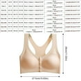 thumbnail image 3 of One-piece Non-marking Breastfeeding Open Button Bra Underwear, 3 of 4
