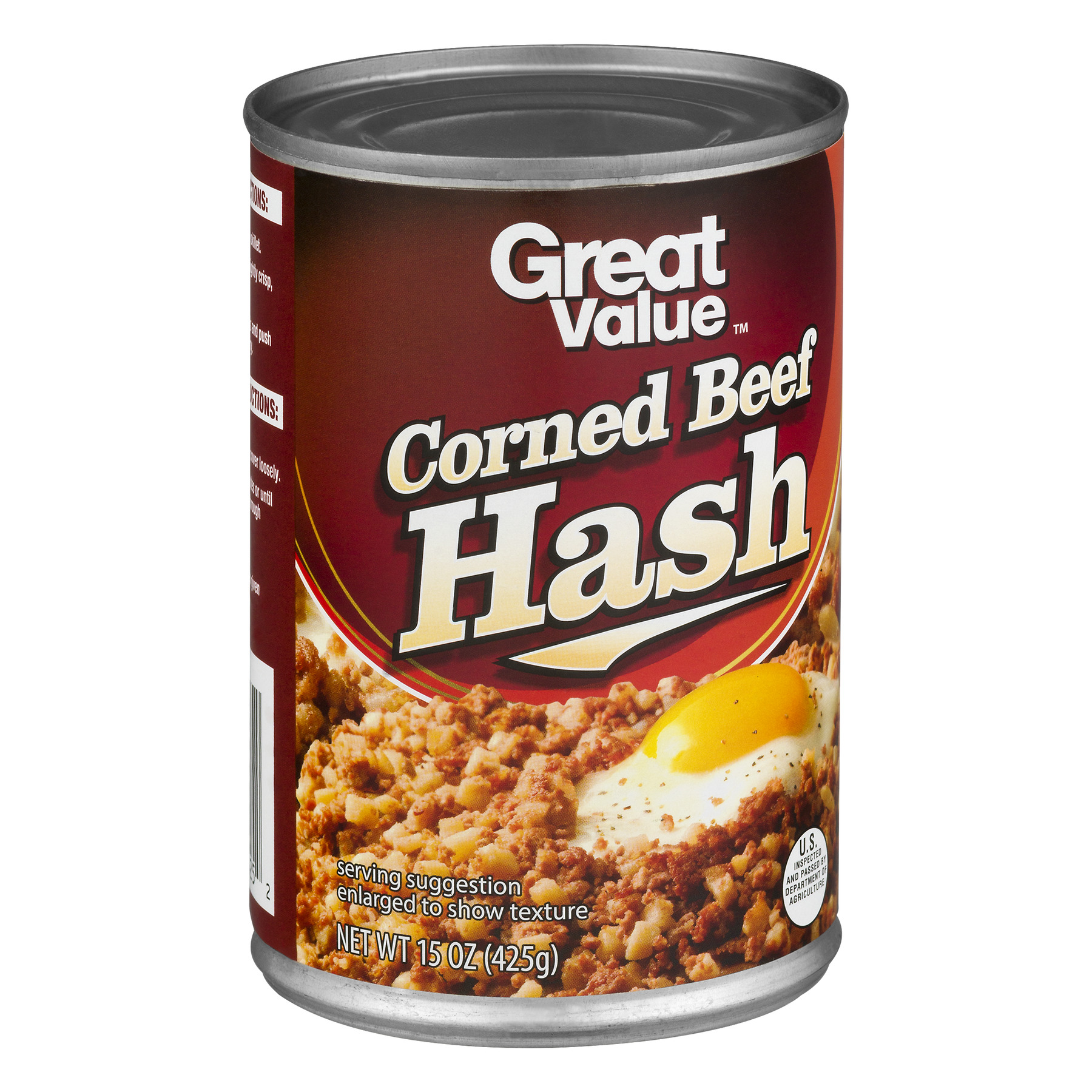Great Value Corned Beef Hash, 15 oz Can - image 2 of 9