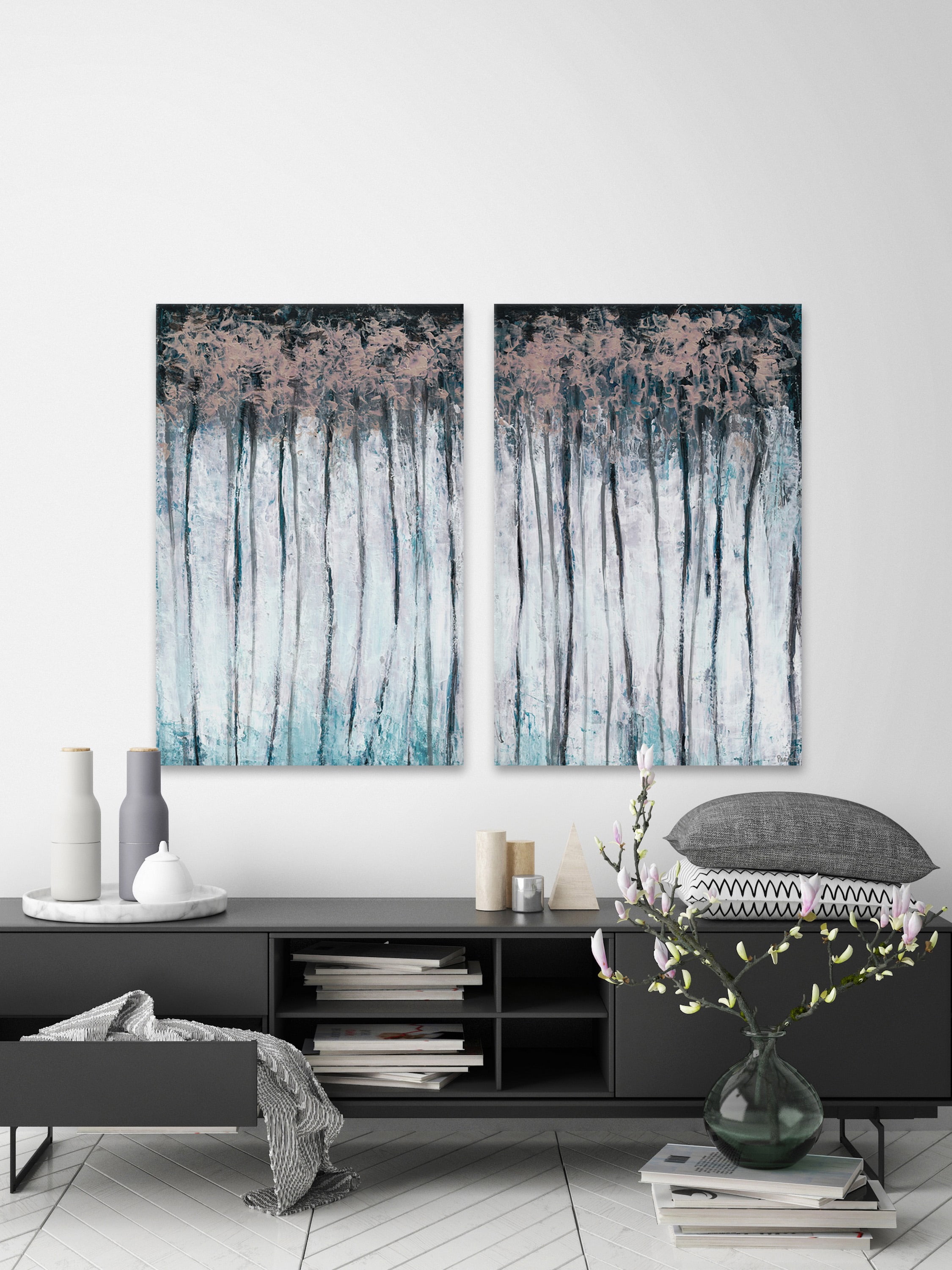 Magical Forest Diptych