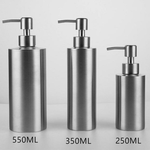 KAKOWELY 1Ud Botella Vacía Para Lubricantes En Acero Inoxidable Con Y Resistente