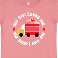 thumbnail image 4 of Inktastic My Gigi Loves Me Valentine Truck Boys or Girls Baby T-Shirt, 4 of 5