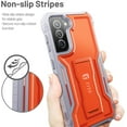 thumbnail image 2 of FITO For Samsung Galaxy S21 5G Case, Full-Body Phone Case with Kickstand (Orange), 2 of 8