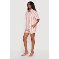 thumbnail image 2 of Women's High Waisted Striped Casual Shorts, 2 of 4