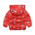 thumbnail image 3 of Peyan Kids Baby Boy Dinosaur Clothes Waterproof Windbreak Hooded Coat Jacket Outerwear, 3 of 7