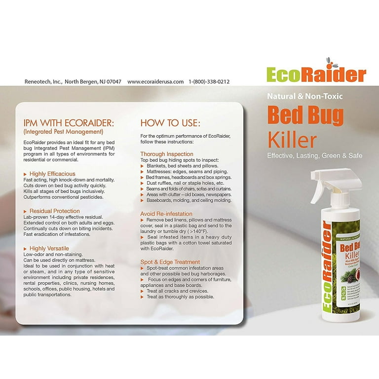 Ecoraider bed 2024 bug killer