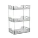 thumbnail image 5 of Billuyoard Estante organizador de encimera de despensa de cocina, estante de almacenamiento elegante para cosméticos y artículos esenciales para Organizadores de utensilios de cocina Gris Grande, 5 of 6