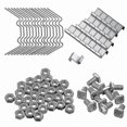 thumbnail image 5 of 400pcs Greenhouse Repair Kit Include 100 Glazing Clips W Wire Clips 100z Overlap Clips And 100 Gree, 5 of 5