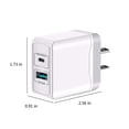 thumbnail image 3 of onlyliua Ofertas Del Día Por Tiempo Limitado Cargo Usb Qc3.0, Adaptable 5 V y 2,4 A, Usb Universal, Usb Universal, Usb Compatible con Teléfonos, Tablets, Etc., 3 of 4