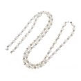 thumbnail image 1 of CIMAXIC Rhinestone and Pearl Bead Chain for DIY Trim Sewing Craft - 91CM,35.83"X0.2"X0.2", 1 of 4