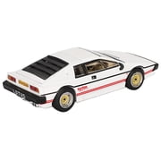 Lotus Esprit Turbo RHD White with Red Stripes 007 James Bond For Your Eyes Only (1981) Movie 1/64 Diecast Model Car by Mini GT